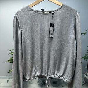 Dynamite - Grey Long Sleeve Top